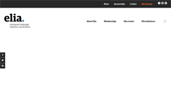 Desktop Screenshot of elia-association.org